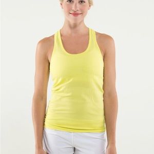 Lululemon Run: Swiftly Tech Racerback Yellow Size 4 San Francisco